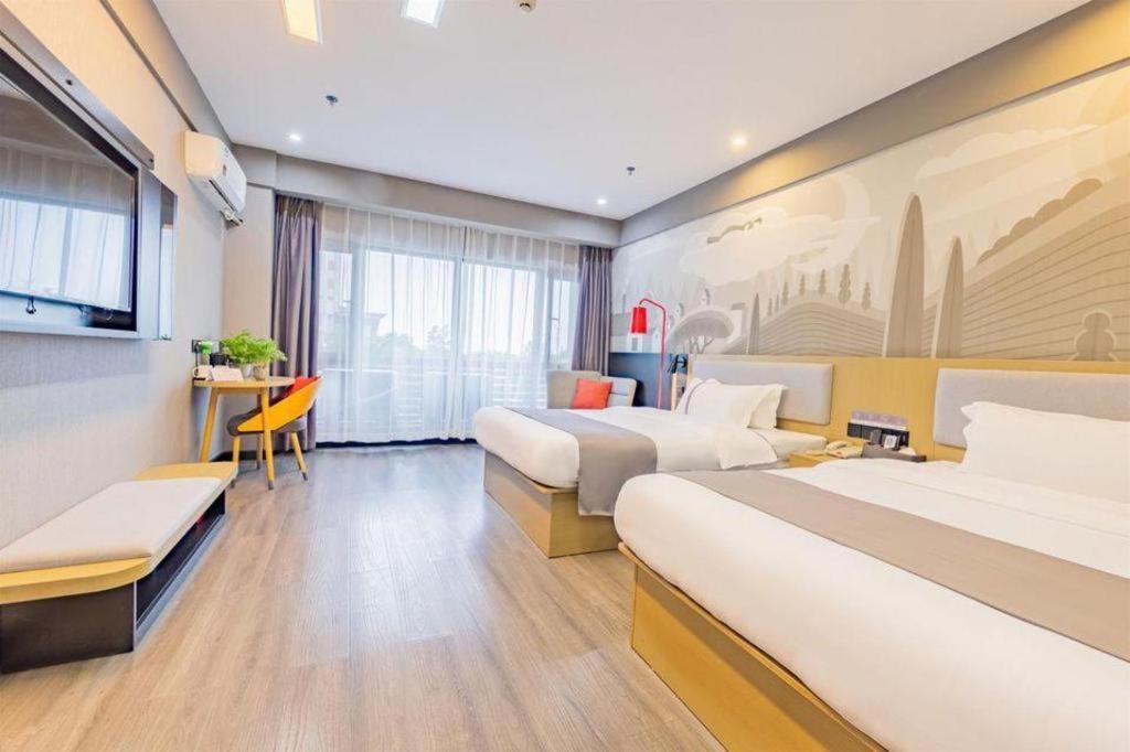 Thank Inn Hotel Hubei Wuhan Caidian Zhong Fa Xincheng Tongji Ngoại thất bức ảnh